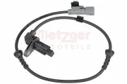 Sensor, Raddrehzahl Hinterachse links METZGER AUTOTEILE 09001578
