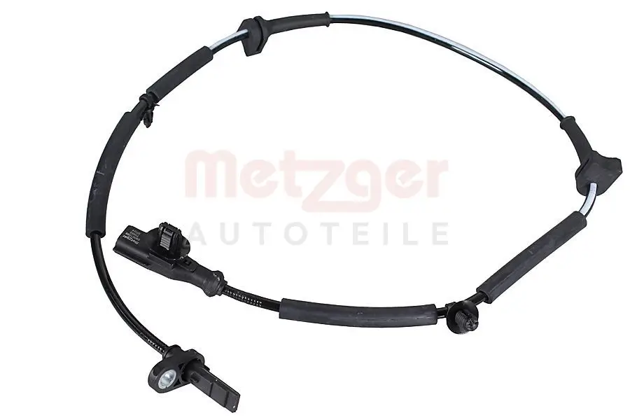 Sensor, Raddrehzahl Vorderachse links Vorderachse rechts METZGER 09001588
