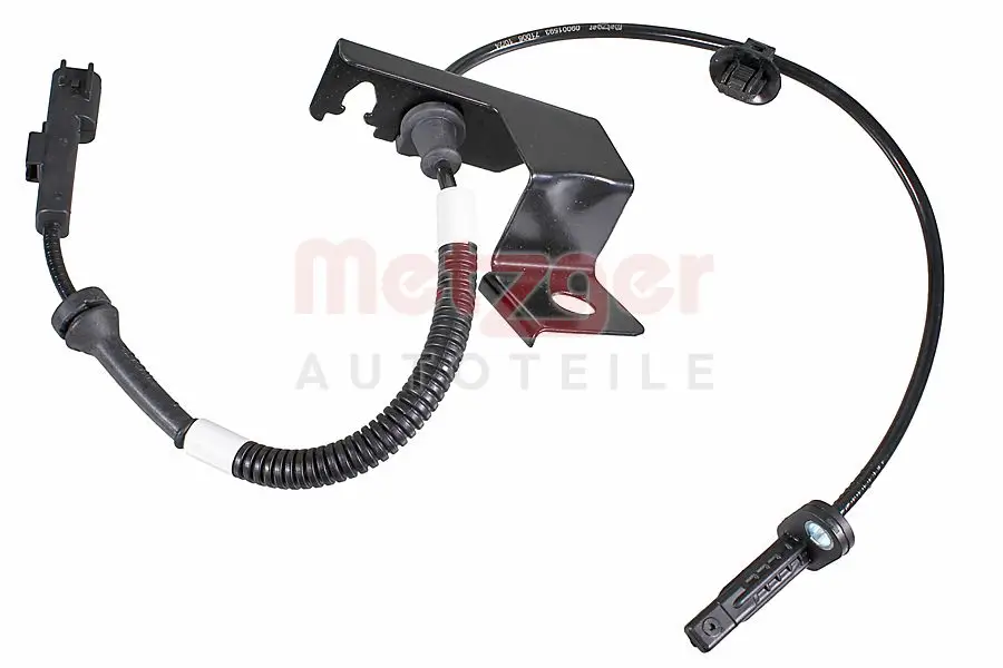 Sensor, Raddrehzahl Vorderachse links METZGER AUTOTEILE 09001593