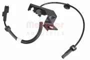Sensor, Raddrehzahl Vorderachse links METZGER AUTOTEILE 09001593