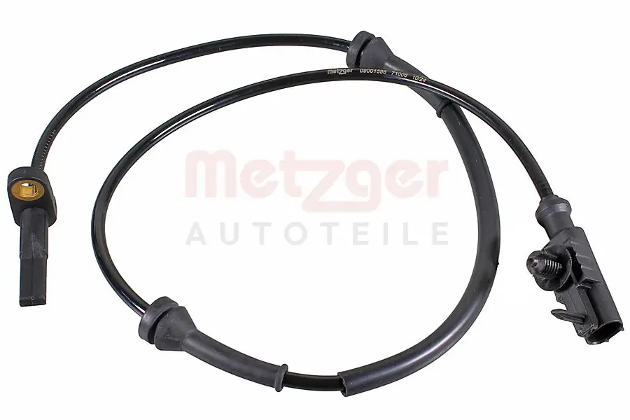Sensor, Raddrehzahl Vorderachse METZGER AUTOTEILE 09001598