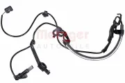 Sensor, Raddrehzahl Vorderachse rechts METZGER AUTOTEILE 09001608
