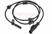Sensor, Raddrehzahl Hinterachse links Hinterachse rechts METZGER AUTOTEILE 09001610