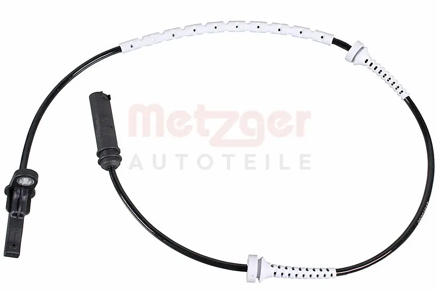 Sensor, Raddrehzahl Vorderachse links Vorderachse rechts METZGER 09001612