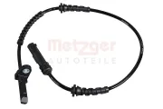 Sensor, Raddrehzahl Vorderachse links Vorderachse rechts METZGER AUTOTEILE 09001620