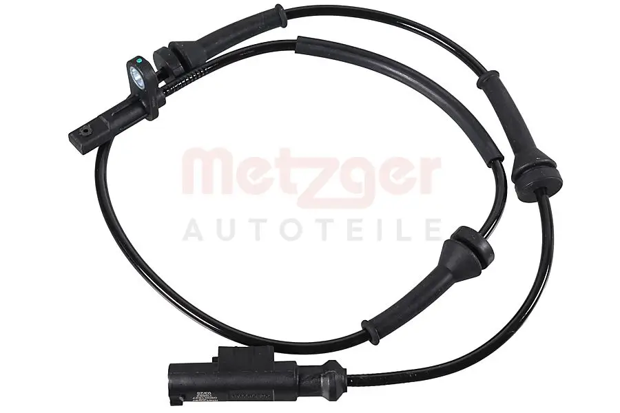 Sensor, Raddrehzahl Hinterachse METZGER AUTOTEILE 09001627