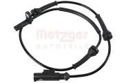Sensor, Raddrehzahl Hinterachse METZGER AUTOTEILE 09001627