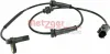 Sensor, Raddrehzahl Vorderachse METZGER AUTOTEILE 0900199