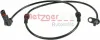 Sensor, Raddrehzahl Vorderachse links Vorderachse rechts METZGER 0900204