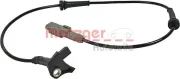 Sensor, Raddrehzahl METZGER 0900207