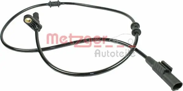 Sensor, Raddrehzahl Hinterachse METZGER 0900214