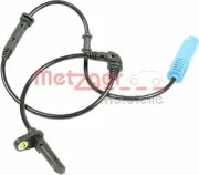 Sensor, Raddrehzahl Vorderachse METZGER 0900219