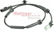 Sensor, Raddrehzahl METZGER 0900220