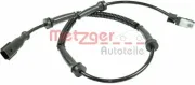 Sensor, Raddrehzahl METZGER 0900221