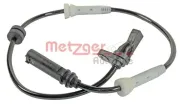 Sensor, Raddrehzahl METZGER 0900243