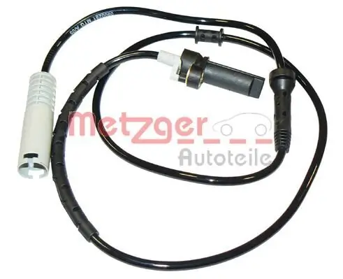Sensor, Raddrehzahl Hinterachse METZGER AUTOTEILE 0900281