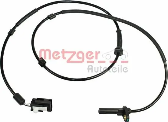 Sensor, Raddrehzahl Hinterachse links METZGER 0900307