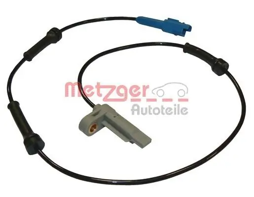 Sensor, Raddrehzahl Hinterachse METZGER 0900312