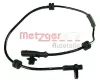 Sensor, Raddrehzahl Hinterachse METZGER AUTOTEILE 0900348