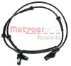 Sensor, Raddrehzahl Hinterachse METZGER AUTOTEILE 0900393
