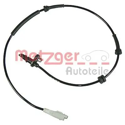 Sensor, Raddrehzahl Vorderachse METZGER 0900441