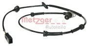 Sensor, Raddrehzahl METZGER 0900805