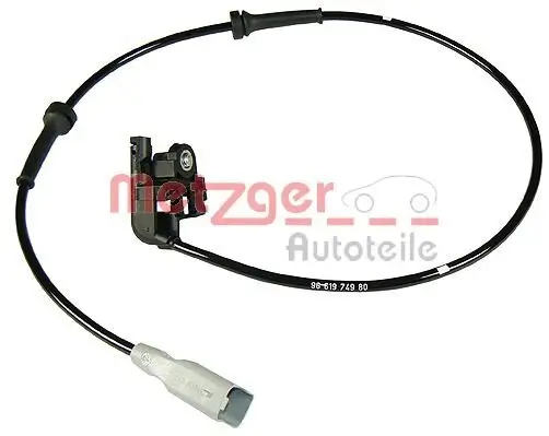 Sensor, Raddrehzahl METZGER 0900538