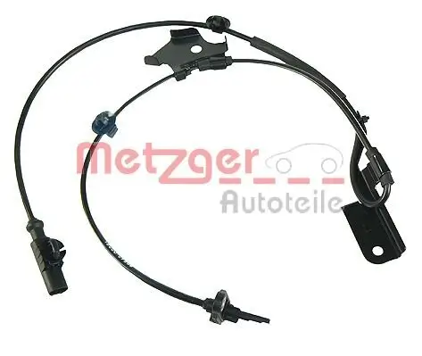 Sensor, Raddrehzahl Vorderachse links METZGER AUTOTEILE 0900556