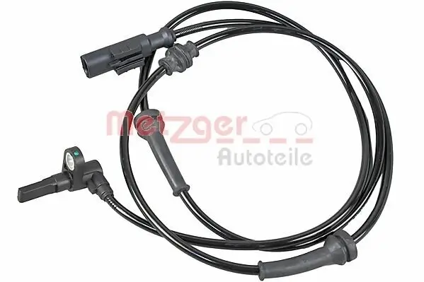 Sensor, Raddrehzahl Vorderachse links METZGER AUTOTEILE 0900563