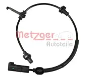 Sensor, Raddrehzahl METZGER 0900568