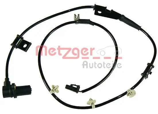 Sensor, Raddrehzahl Vorderachse links METZGER 0900585