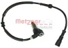 Sensor, Raddrehzahl Hinterachse links METZGER 0900593