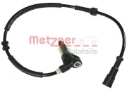 Sensor, Raddrehzahl METZGER 0900593