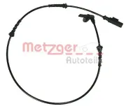 Sensor, Raddrehzahl METZGER 0900632