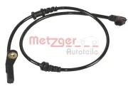 Sensor, Raddrehzahl METZGER 0900646