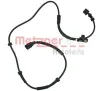Sensor, Raddrehzahl METZGER AUTOTEILE 0900656