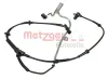Sensor, Raddrehzahl METZGER 0900658