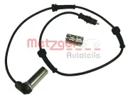 Sensor, Raddrehzahl Hinterachse METZGER AUTOTEILE 0900662