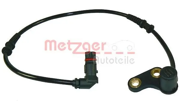 Sensor, Raddrehzahl Vorderachse links METZGER 0900667