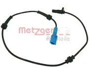 Sensor, Raddrehzahl METZGER 0900671