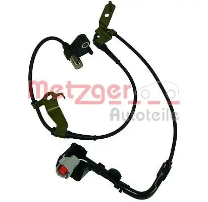 Sensor, Raddrehzahl Vorderachse links METZGER 0900679