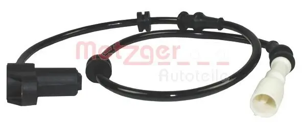 Sensor, Raddrehzahl Vorderachse links Vorderachse rechts METZGER 0900746