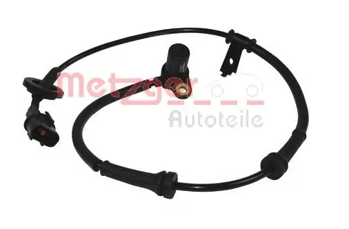 Sensor, Raddrehzahl Vorderachse links METZGER 0900749