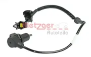 Sensor, Raddrehzahl Hinterachse links METZGER 0900751