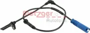 Sensor, Raddrehzahl Vorderachse METZGER 0900794
