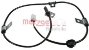 Sensor, Raddrehzahl Hinterachse rechts METZGER AUTOTEILE 0900830