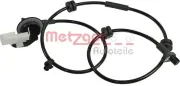 Sensor, Raddrehzahl METZGER 0900831