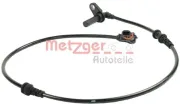 Sensor, Raddrehzahl METZGER 0900858