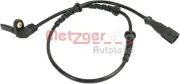 Sensor, Raddrehzahl METZGER 0900886