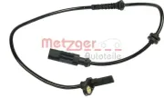 Sensor, Raddrehzahl Hinterachse METZGER 0900898